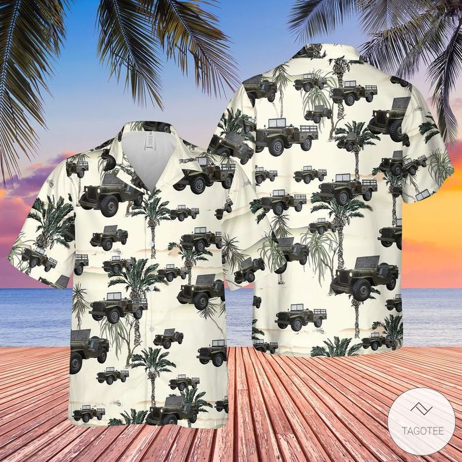 Us Army Wwii Truck Hawaiian Shirts