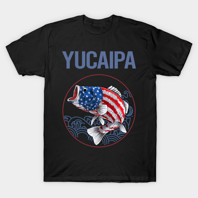 USA Flag Fish Yucaipa T-shirt, Hoodie, SweatShirt, Long Sleeve