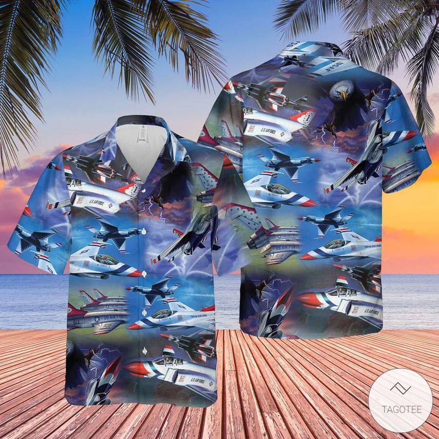Usaf Thunderbirds Hawaiian Shirts