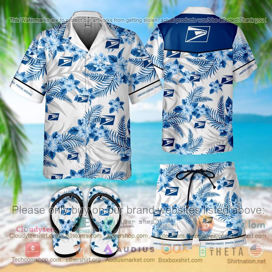 USPS Hawaiian Shirt, Short – LIMITED EDITION