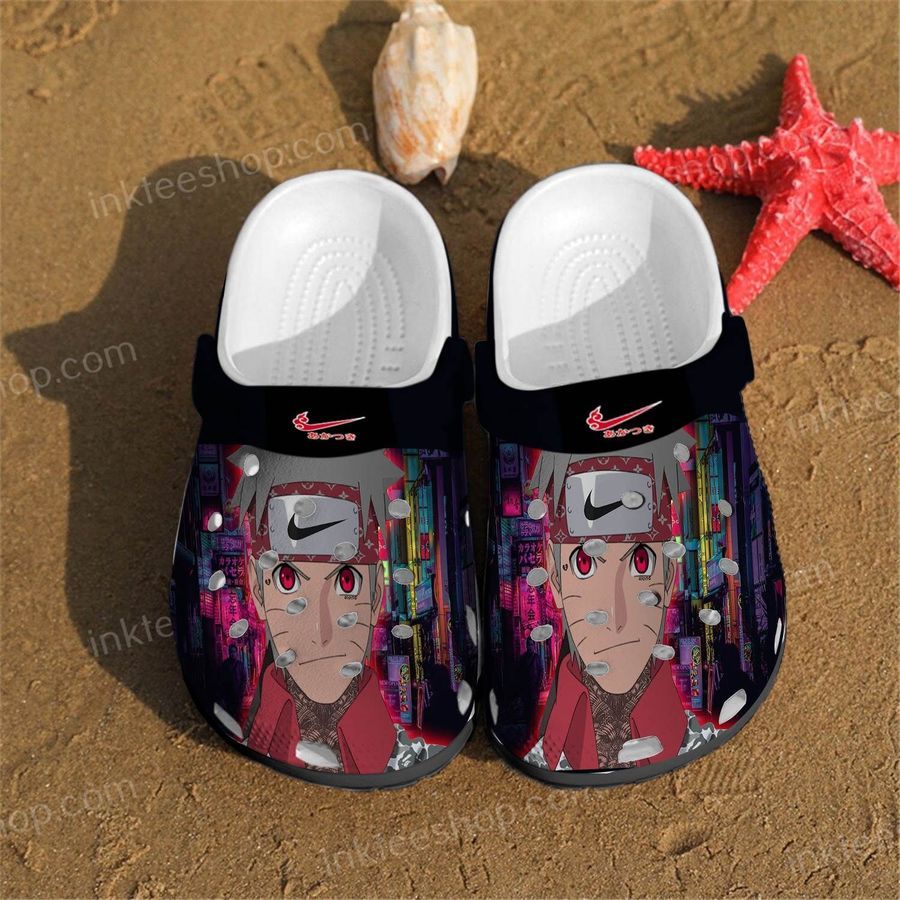 Uzumaki Naruto Supreme Nike Sku 0603 Crocs Clog Shoes