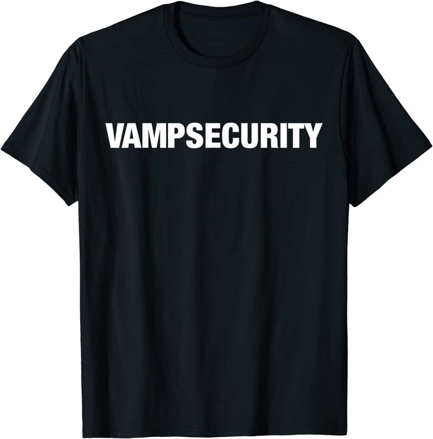 VAMP SECURITY Matching Halloween Couples Funny Costumes Goth