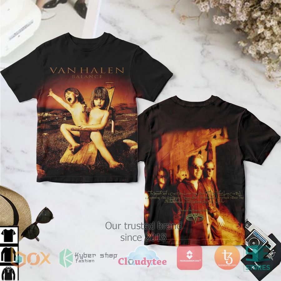Van Halen Band Balance Album 3D T-Shirt – LIMITED EDITION