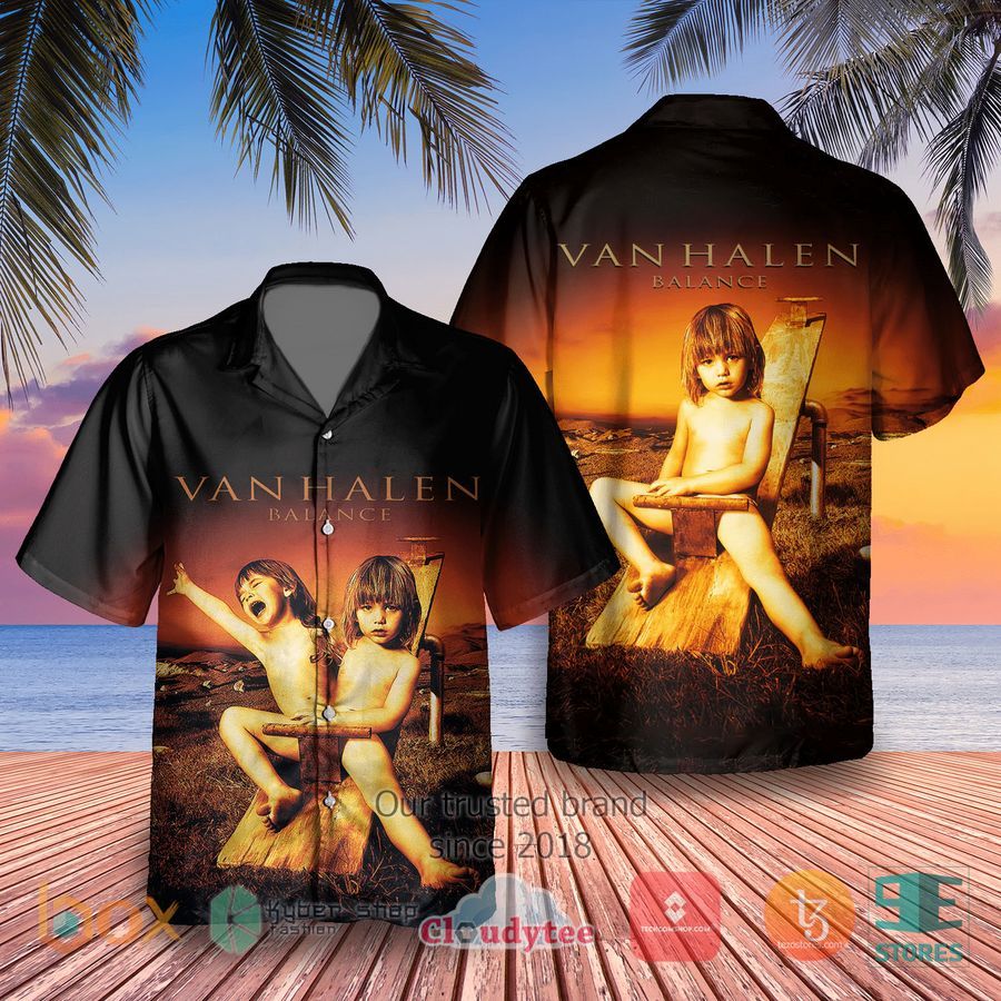 Van Halen Band, Balance Album Hawaiian Shirt – LIMITED EDITION