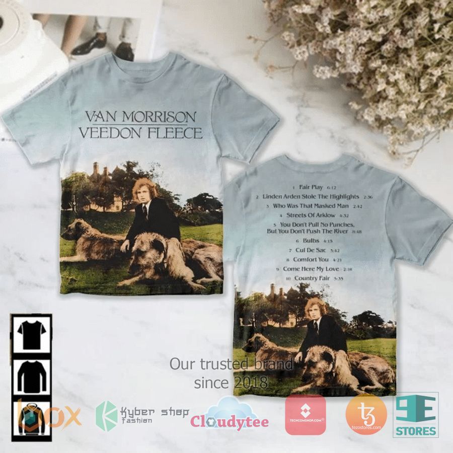 Van Morrison Veedon Fleece Album 3D T-Shirt – LIMITED EDITION