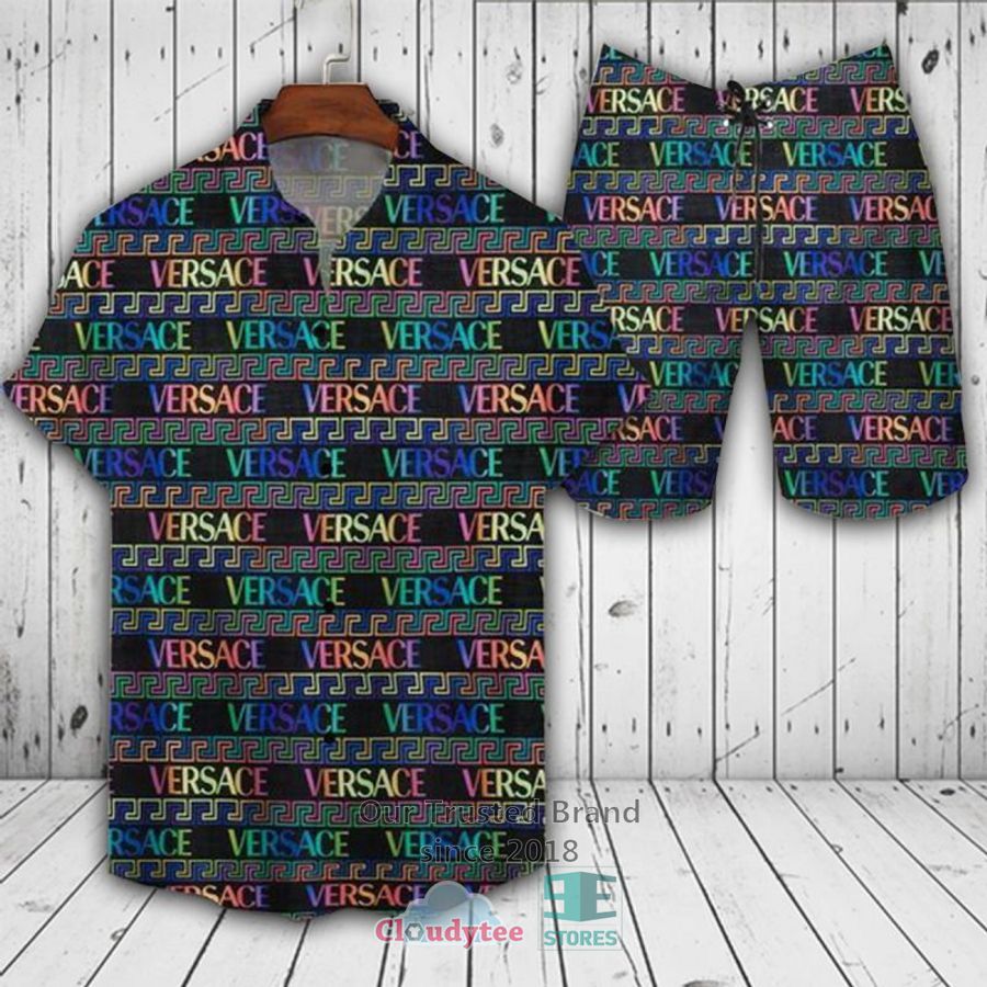 Versace Pattern Black Hawaiian Shirt, Short – LIMITED EDITION