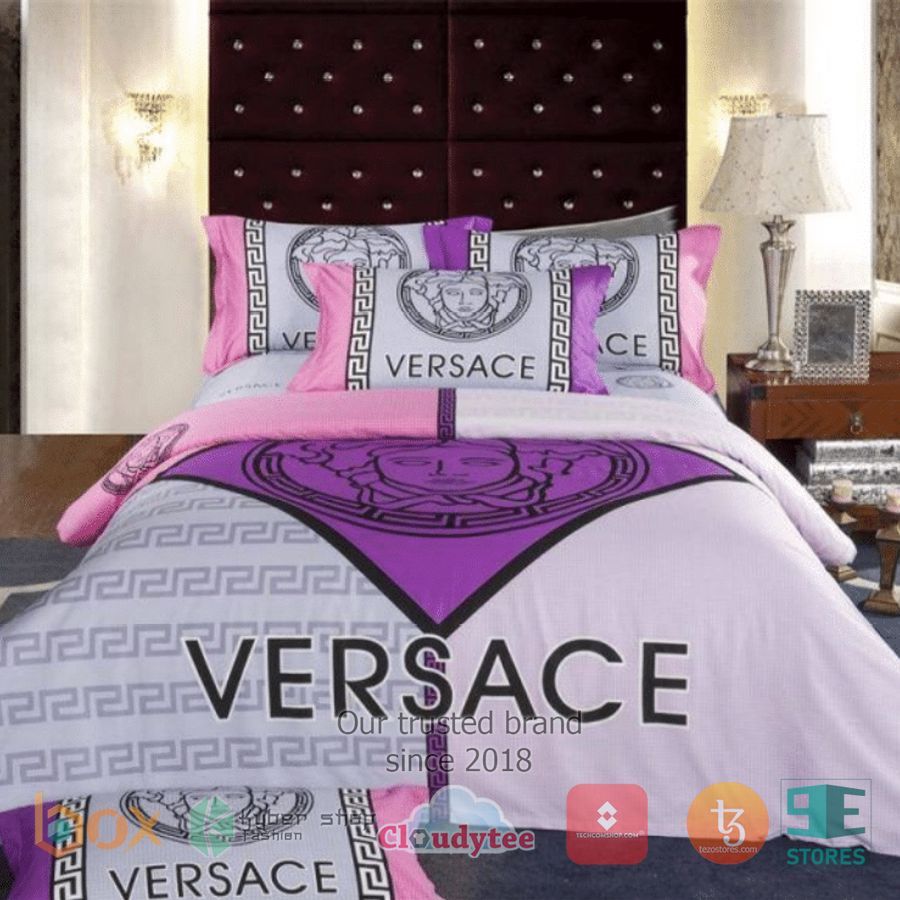 Versace Pink Purple Bedding Set – LIMITED EDITION