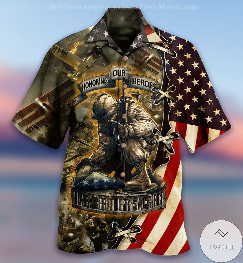 Veteran Honor Our Heroes Hawaiian Shirt