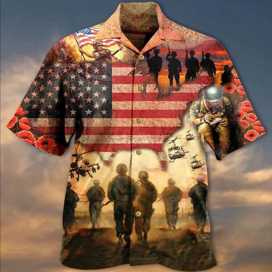 Veterans Blood Hawaiian Shirt Pre12157, Hawaiian shirt, beach shorts, One-Piece Swimsuit, Polo shirt, Personalized shirt, funny shirts, gift shirts