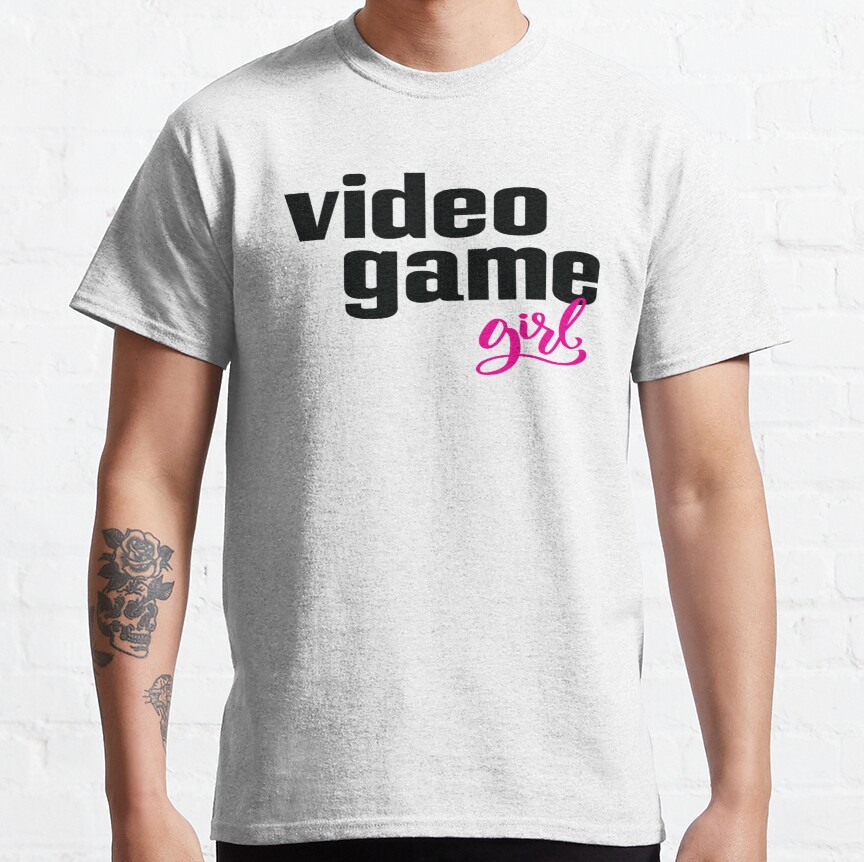 Video Game Girl Esports Gamer Classic T-Shirt