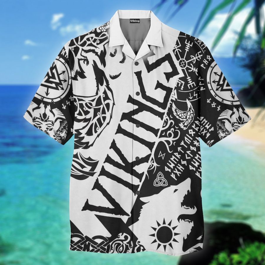 Viking Tattoo Hawaiian Shirt Pre12150, Hawaiian shirt, beach shorts, One-Piece Swimsuit, Polo shirt, Personalized shirt, funny shirts, gift shirts