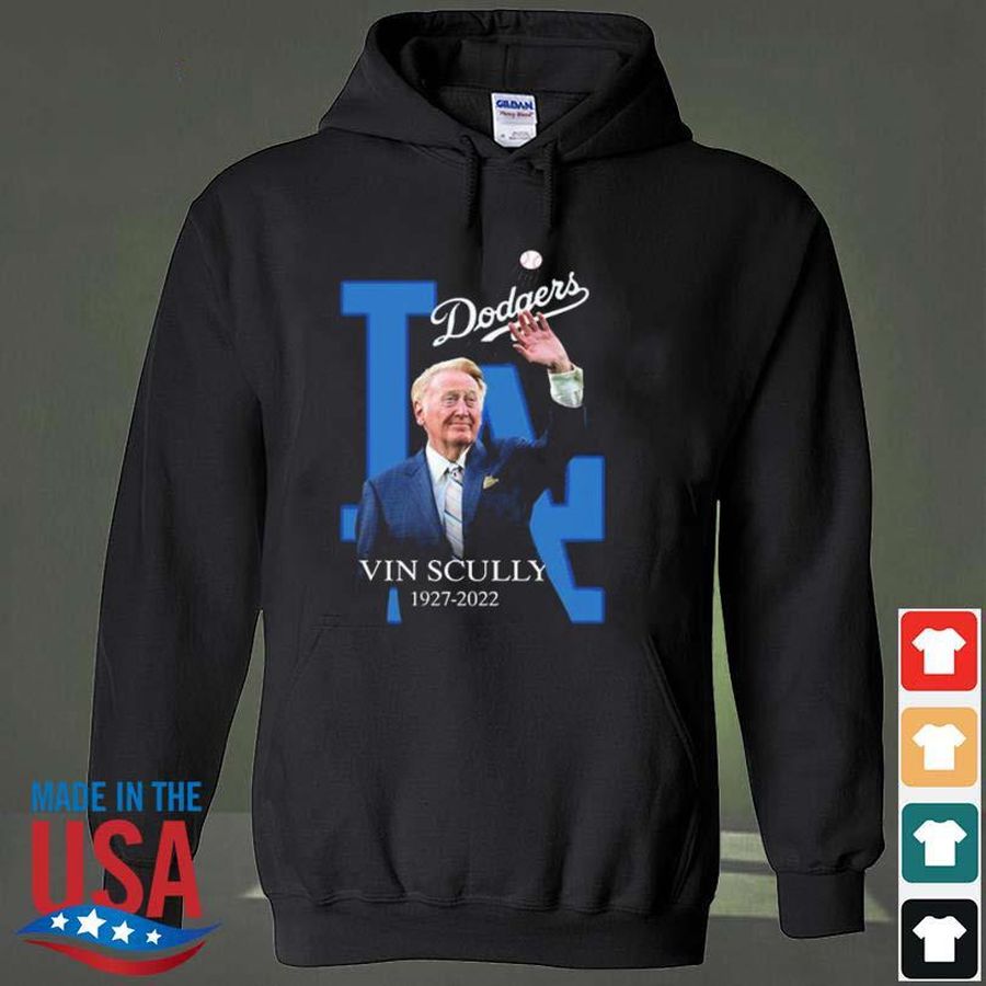 Vin Scully Forever The Voice Of The Dodgers 1927 2022 Shirt