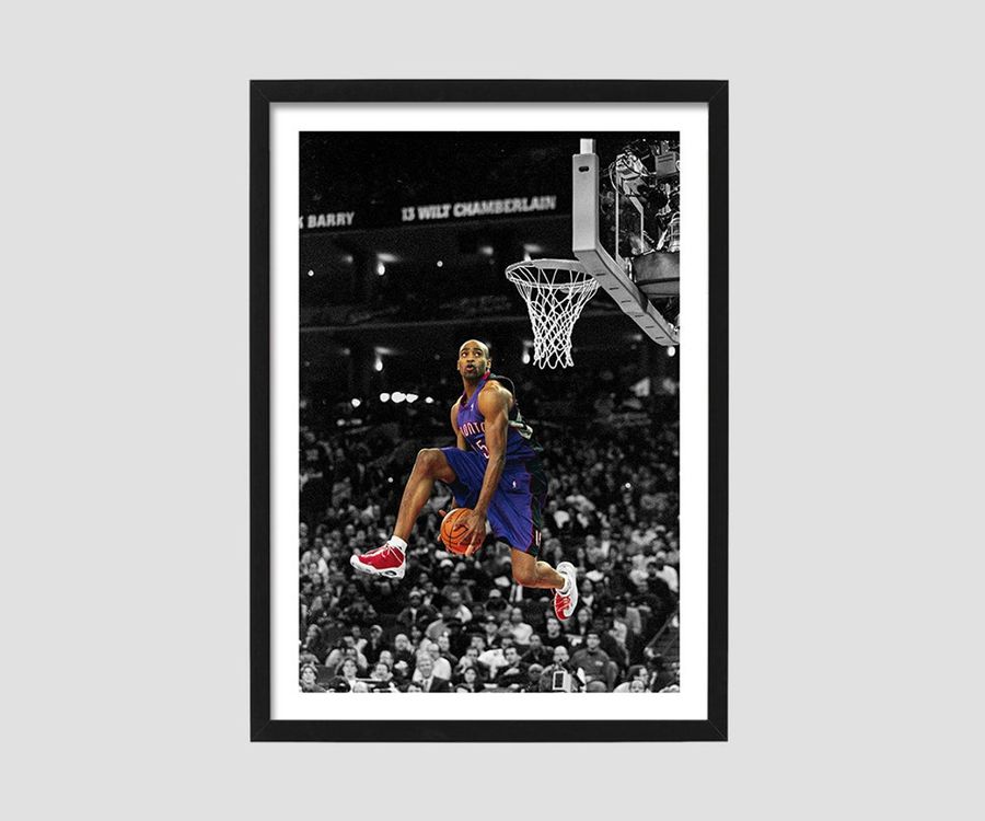 Vince Carter 2000 NBA Allstar Game Slam Dunk Photo Poster