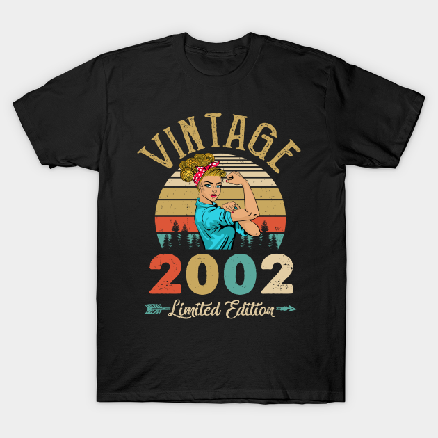 Vintage 2002 20th Birthday Women 20 Years Old T-shirt, Hoodie, SweatShirt, Long Sleeve