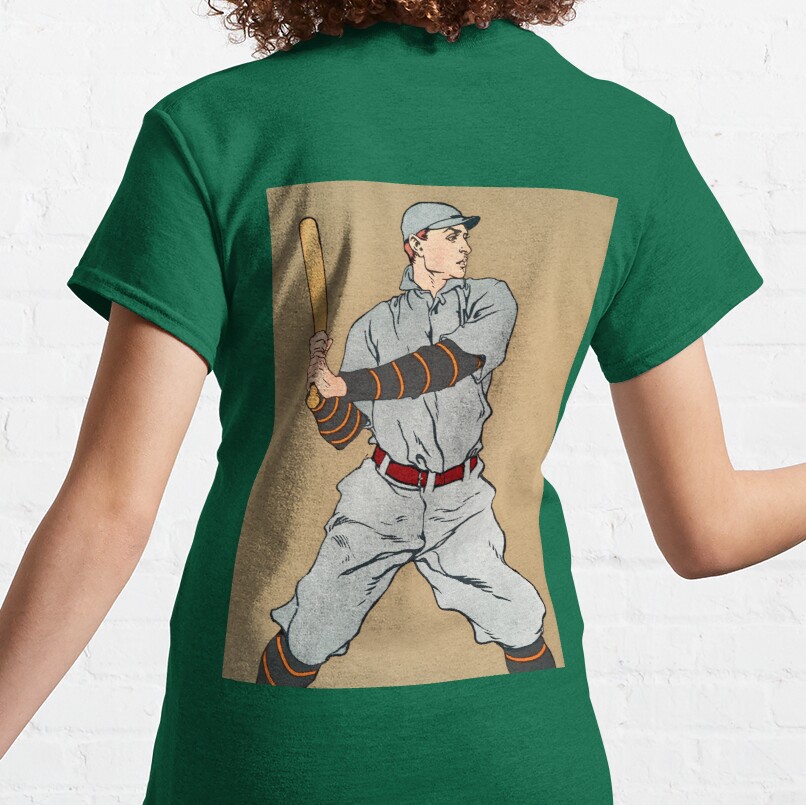 Vintage Baseball Illustration Classic T-Shirt
