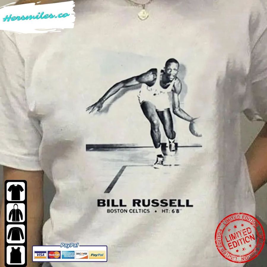 Vintage Bill Russell Scoreboard Youth Shirt Russell Pro Player Rest In Peace