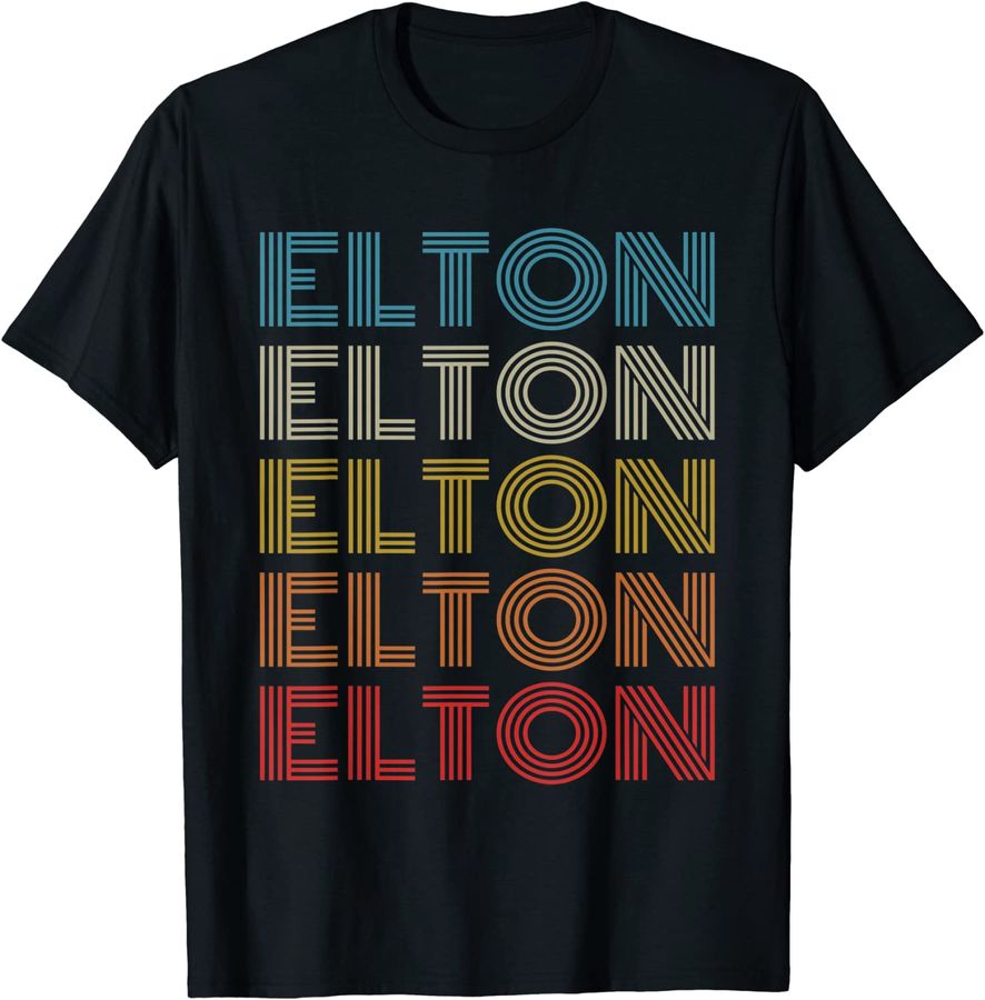 Vintage Elton retro personalized gift design name