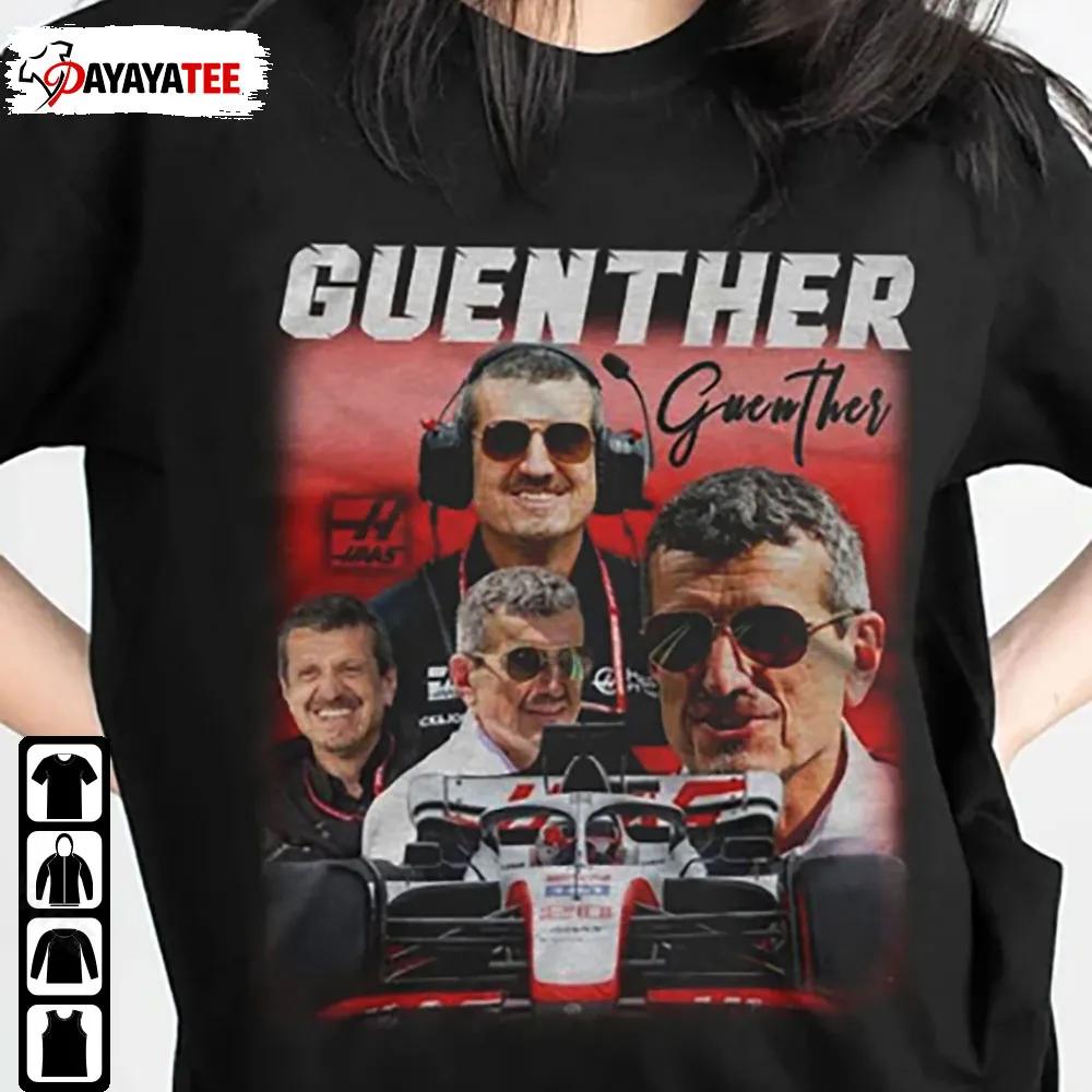 Vintage Guenther Steiner Shirt 90S Style Team Haas F1 Formula 1 Rich Energy
