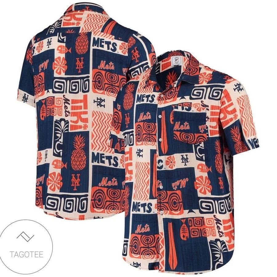 Vintage New York Mets Hawaiian Shirt