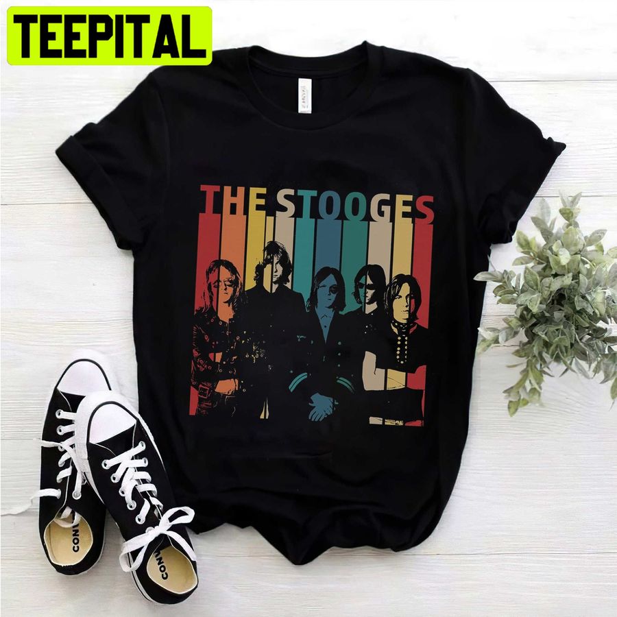 Vintage Retro The Stooges Unisex Shirt