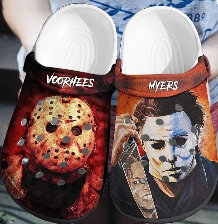 Voorhees And Myers Horror Movie Crocs crocband clogs shoes