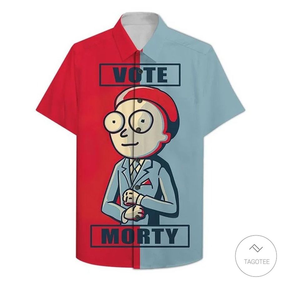 Vote Morty Smith Hawaiian Shirt