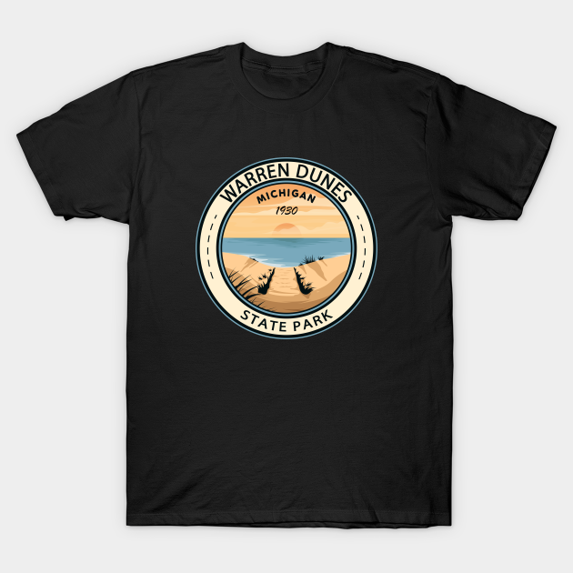 Warren Dunes State Park Michigan Badge T-shirt, Hoodie, SweatShirt, Long Sleeve
