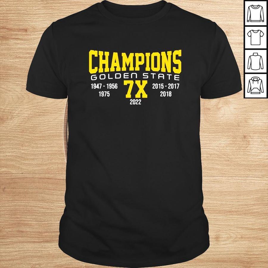 Warriors Championship 2022 Golden State Champions 7X shirt