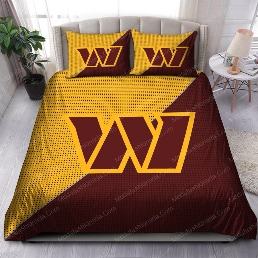 Washington Commanders Logo Bedding Sets