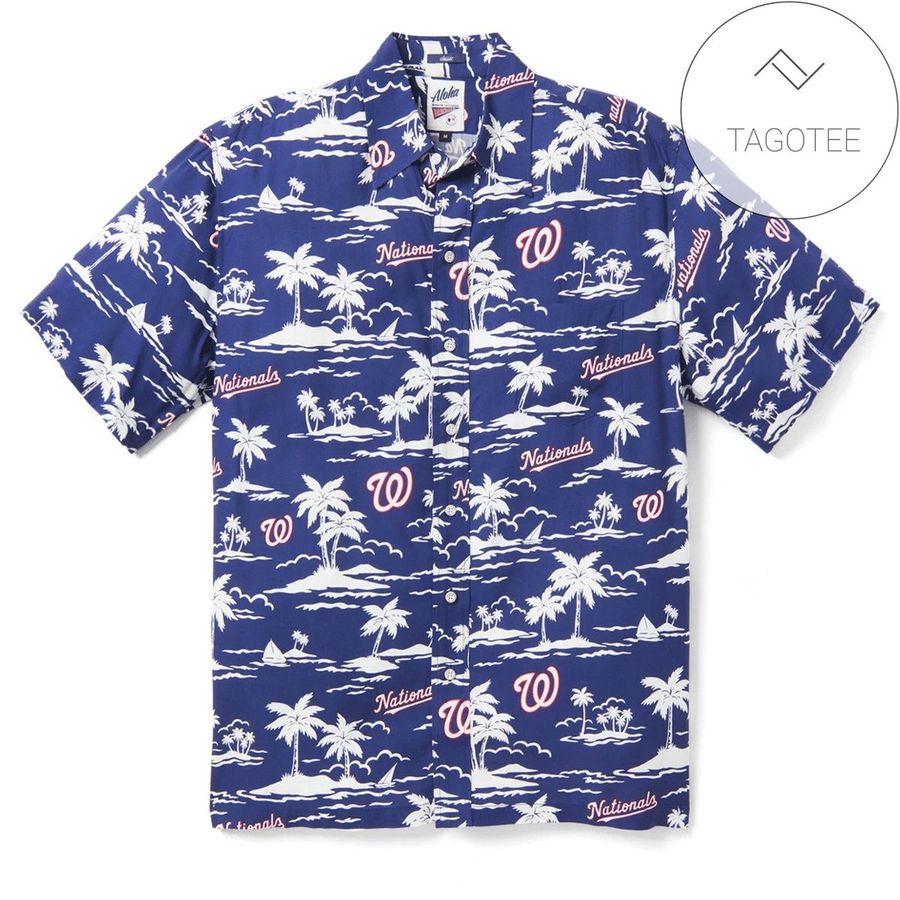Washington Nationals Vintage Authentic Hawaiian Shirt 2022
