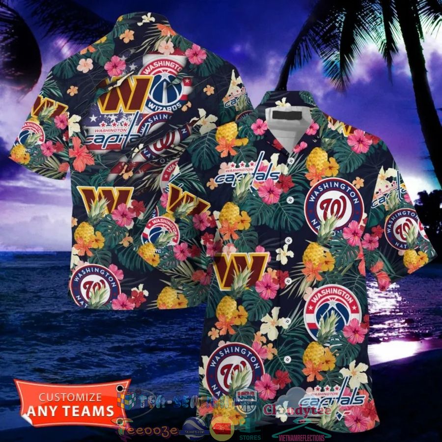 Washington Sport Teams Pineapple Tropical Hawaiian Shirt – Saleoff