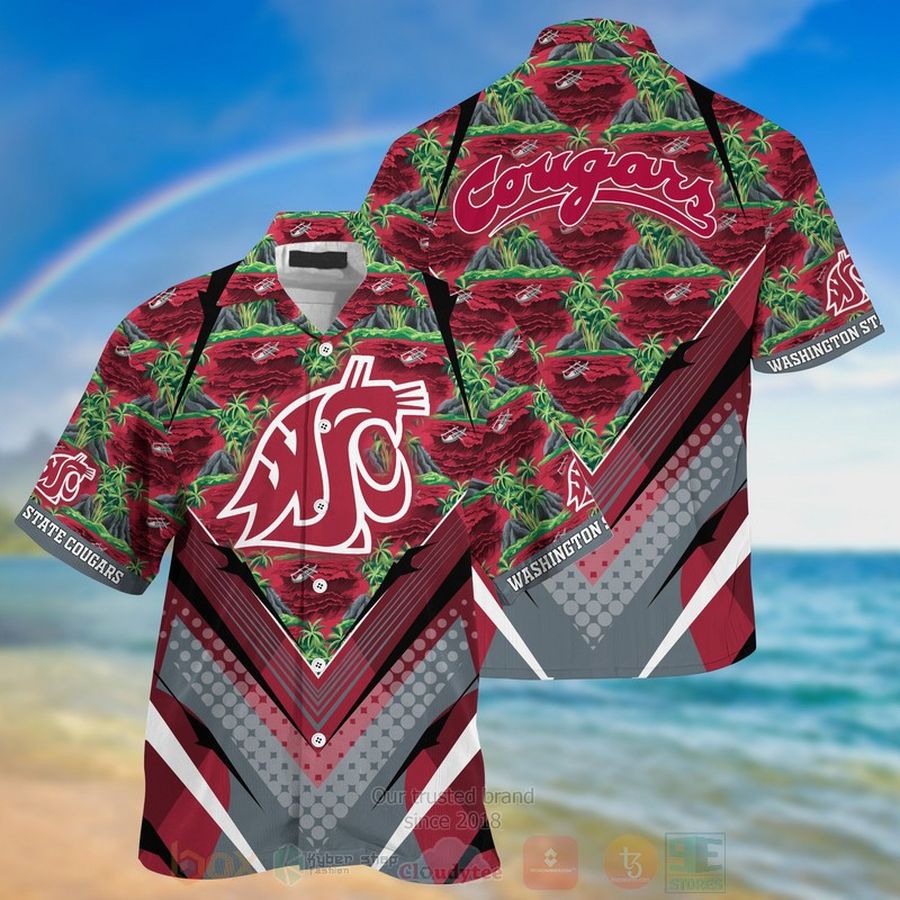 Washington State Cougars Hawaiian Shirt – LIMITED EDITION