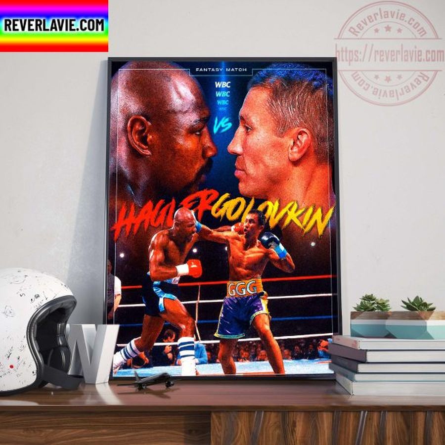 WBC World Boxing Council Instant Middleweight Classic Hagler vs Golovkin GGG Home Decor Poster Canvas