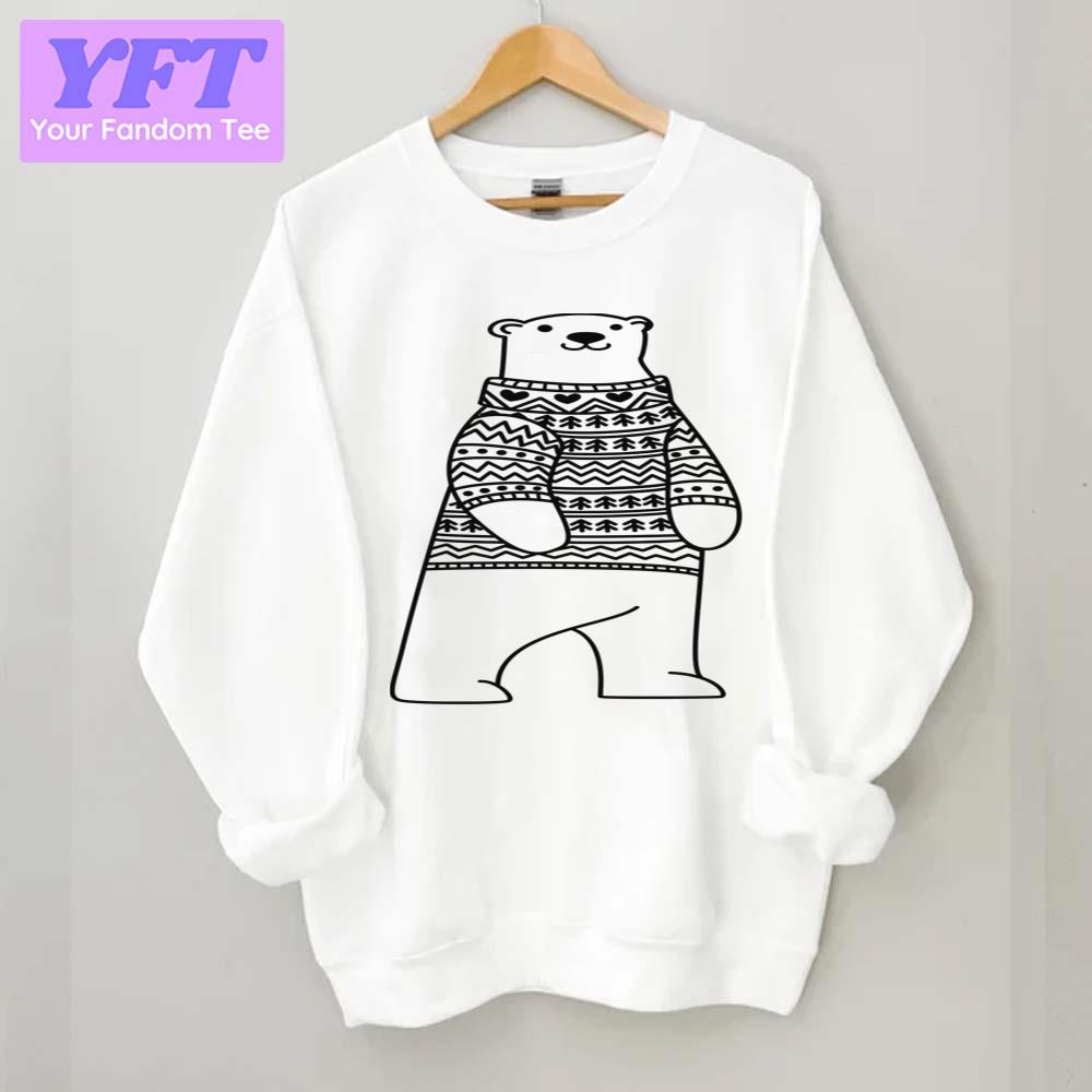 Wearing Ter Winter Polar Bear Trending Unisex Sweatshirt