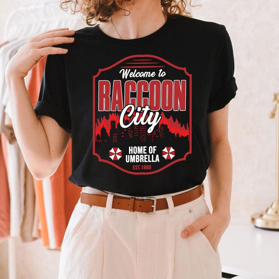 Welcome To Raccoon City T Shirt Design Unisex T-Shirt