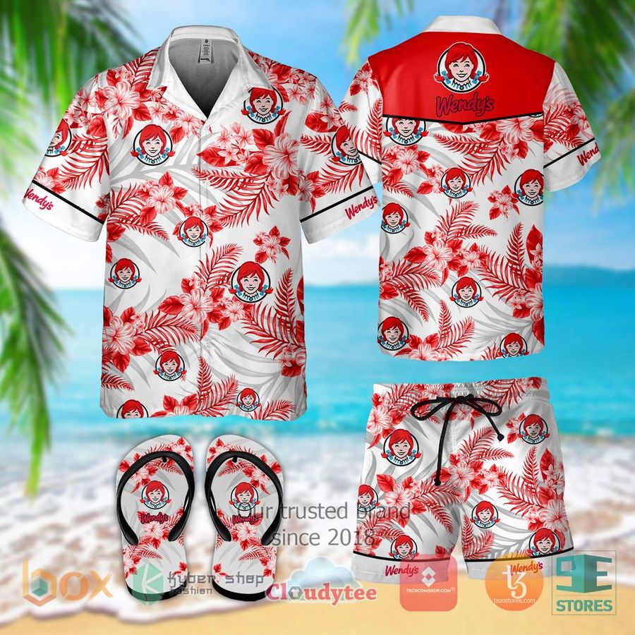 Wendy's Hawaiian Shirt, Short – LIMITED EDITION
