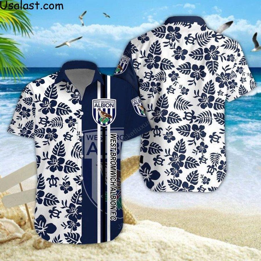 West Bromwich Albion Football Club Tropical Flower 3D All Over Print Shirt – Hothot