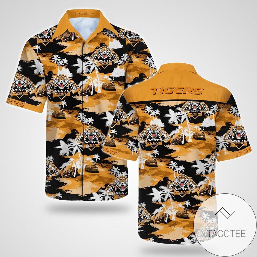 Wests Tigers Tommy Bahama Authentic Hawaiian Shirt 2022