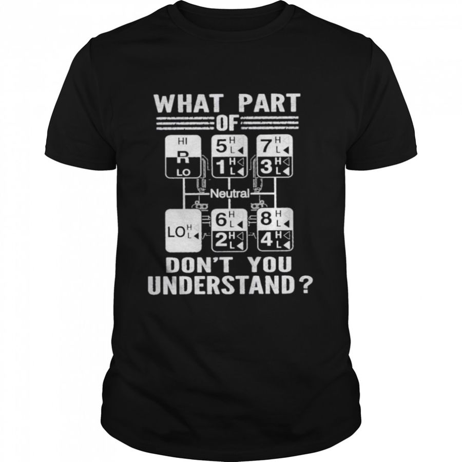 What Part Of Neutral Don’t You Understand Shirt