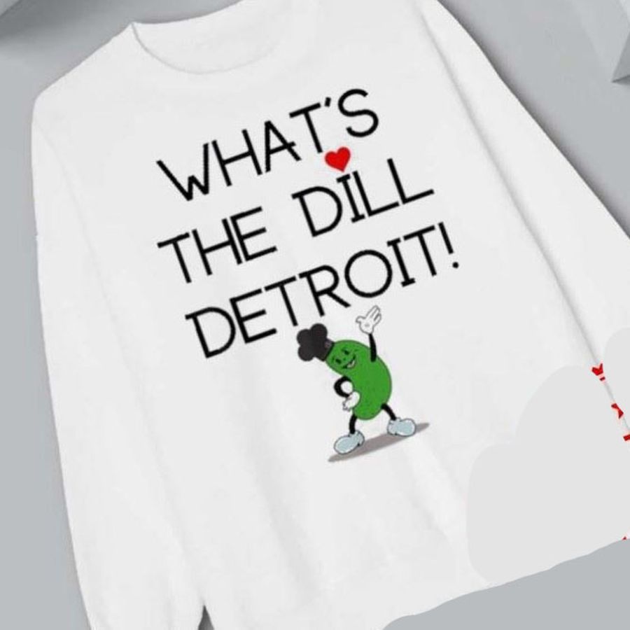 What’s the dill Detroit merchandise tiny heart shirt
