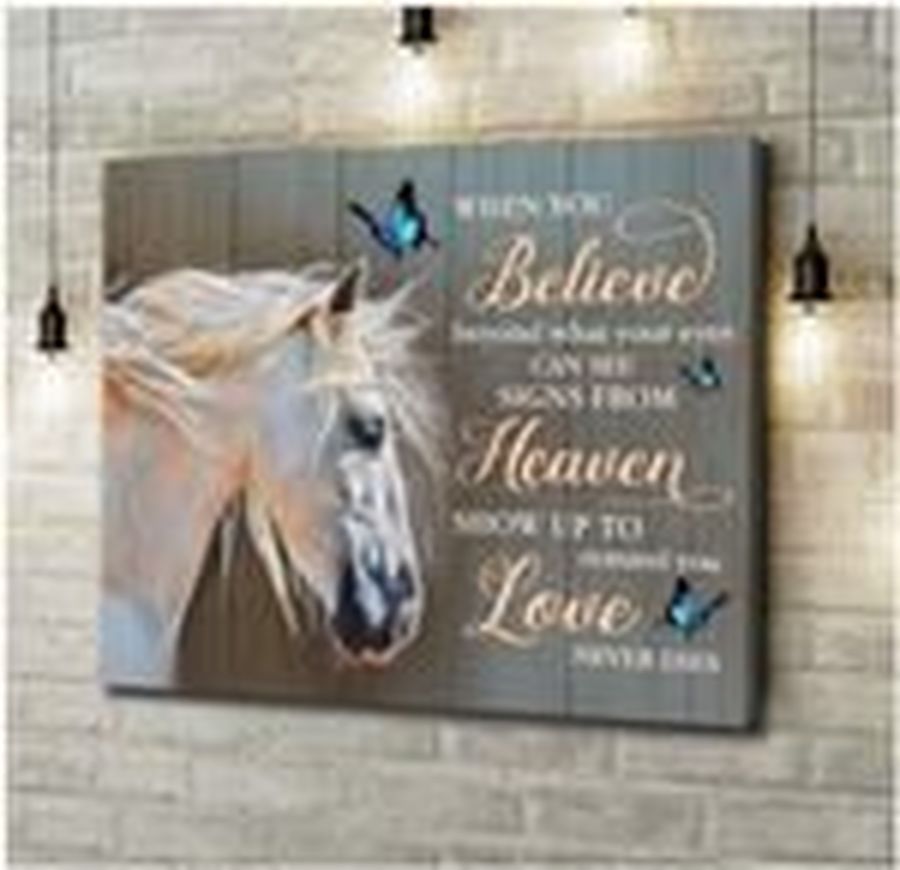When You Believe Horse Poster Poster