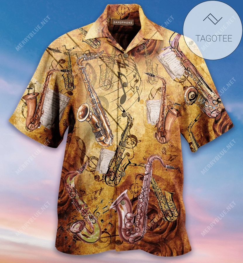 Whispers Of Saxophone Authentic Hawaiian Shirt 2022