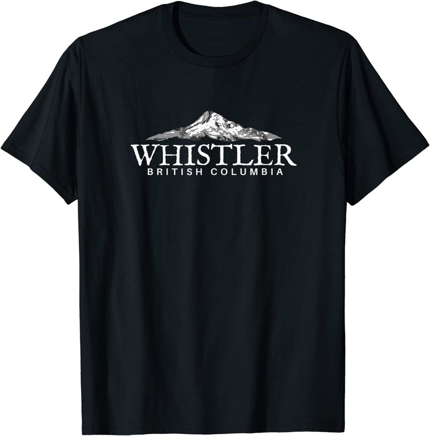Whistler T-Shirt, British Columbia Mountain Tee
