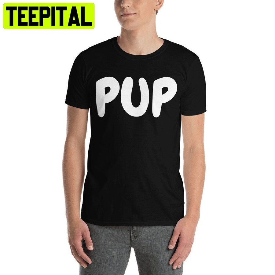 White Art Pup Band Trending Unisex Shirt