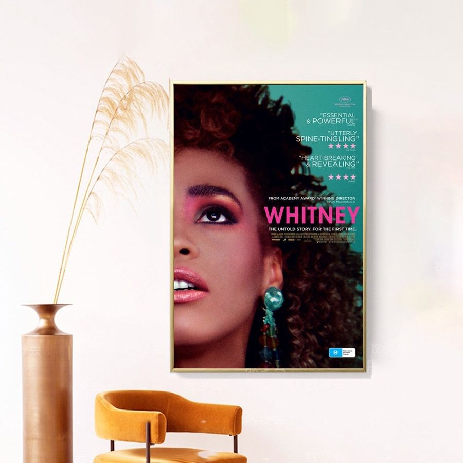 Whitney houston Celebrity canvas poster Classic Canvas Poster Bedroom art unframe