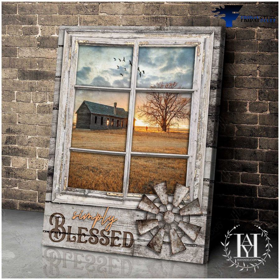Window Sunset Scene – Simply Blessed