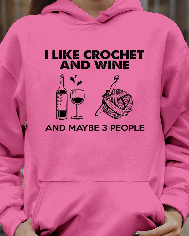 Wine Crochet – I like crochet and wine and maybe 3 people