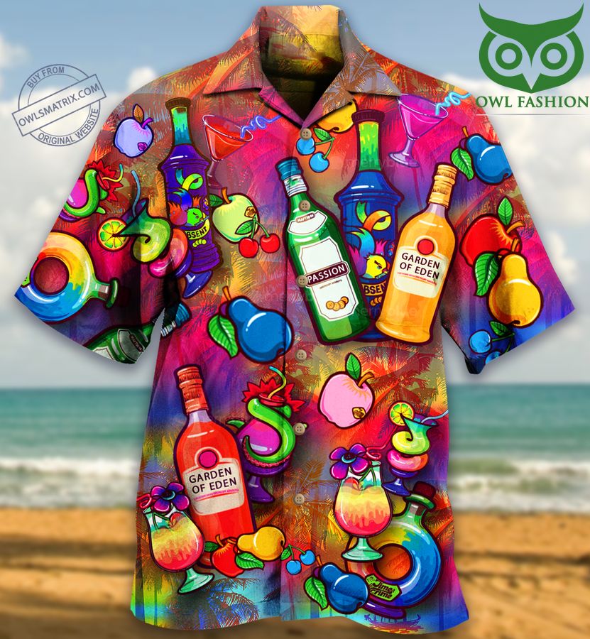 Wine Fruit Love It Hawaiian Shirt