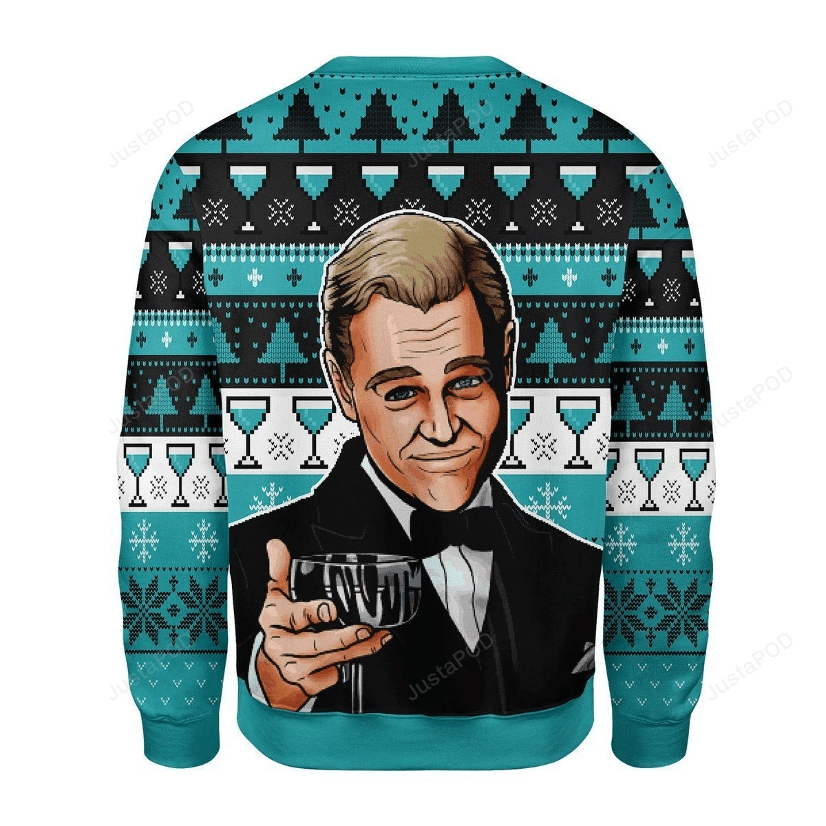 Wine Glass Ugly Christmas Sweater All Over Print Sweatshirt Ugly