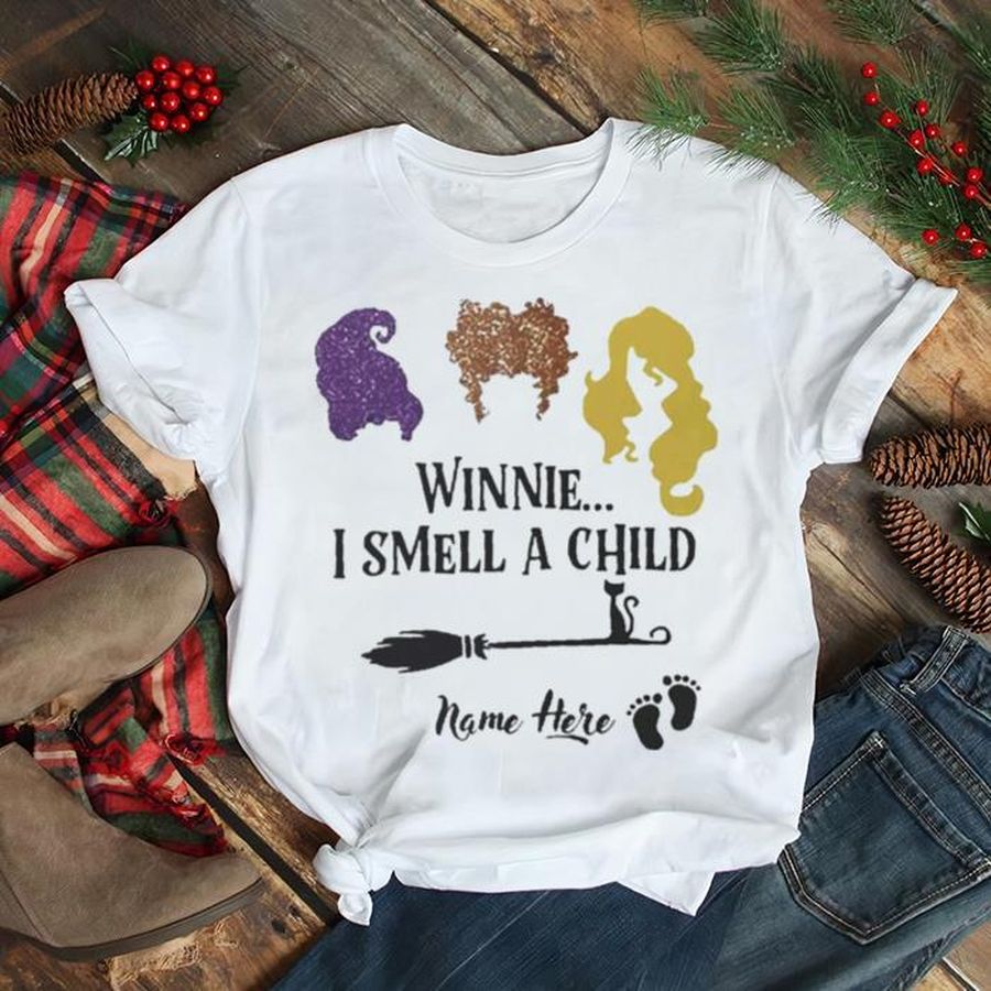 Winnie I Smell A Child Pregnancy Halloween T Shirt